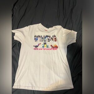 Supreme Animal t shirt in white size Large